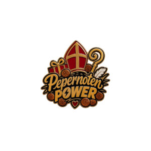 Pepernoten power pin sinterklaas pin